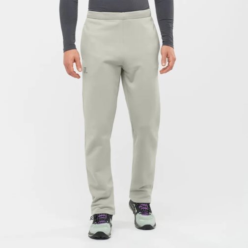 Pantalones Deportivos Salomon Essential Warm Fleece Hombre Grises Claro | MX CDYV379